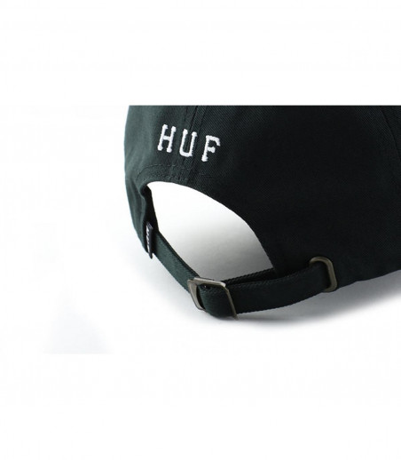 Huf Cap curve classic H brim hat black Huf Cap curve classic H brim hat black